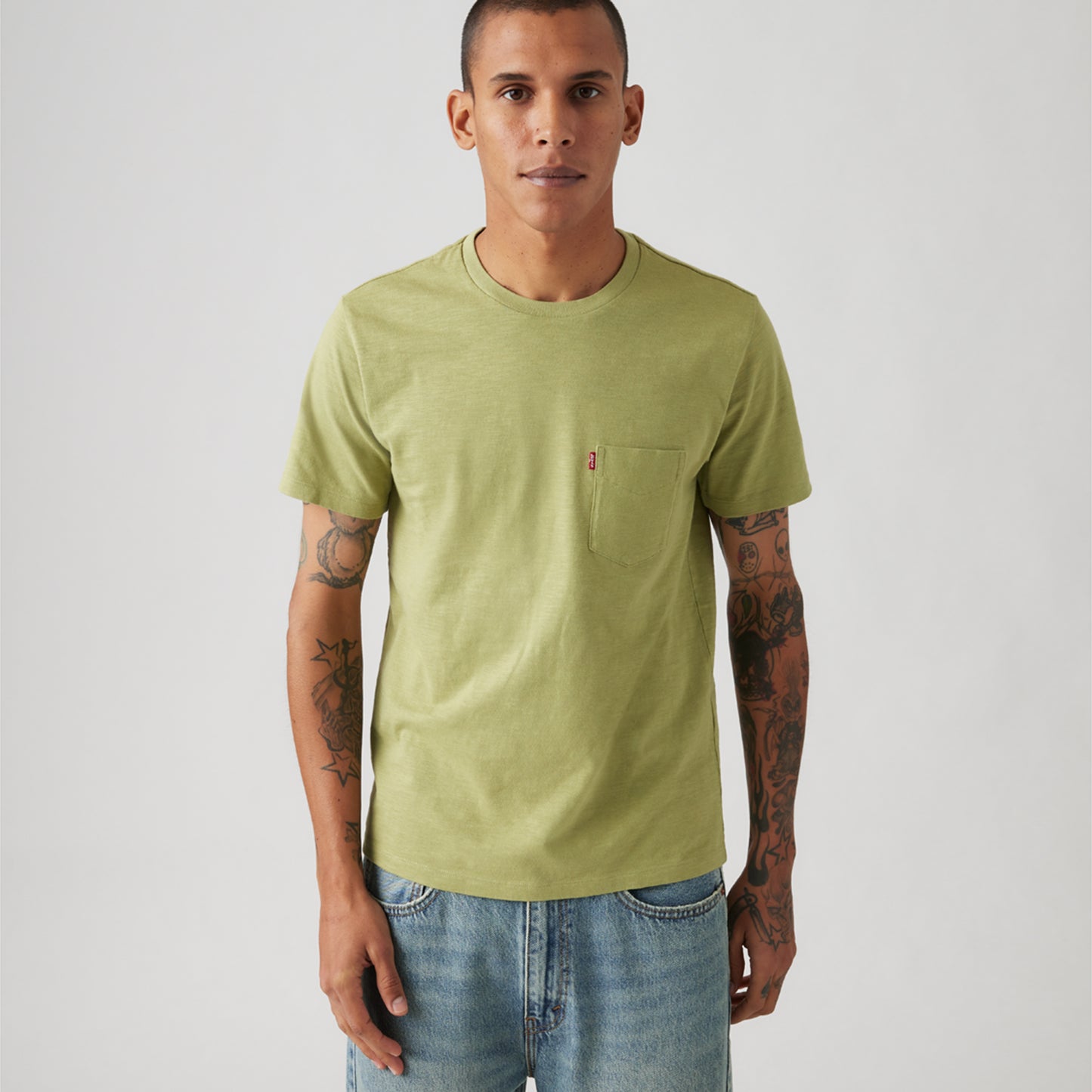 LEVI'S® MEN'S CLASSIC POCKET T-SHIRT - GREEN