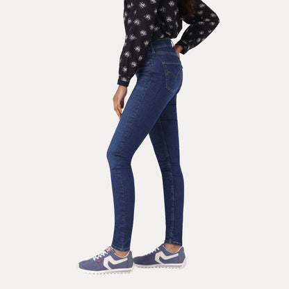 720 HIGH-RISE SUPER SKINNY JEANS - DARK INDIGO - WORN IN