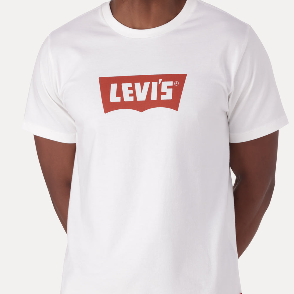 LEVI'S® MEN'S GRAPHIC CREWNECK TEE  - WHITE