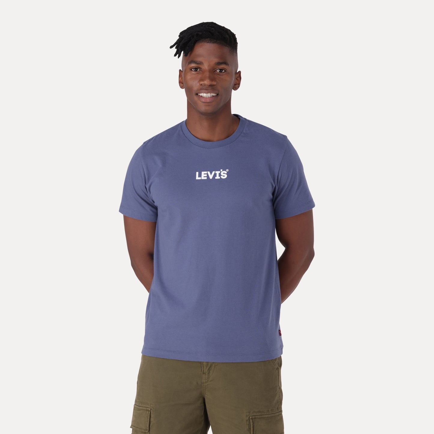 LEVI'S® MEN'S RELAXED FIT SHORT-SLEEVE GRAPHIC T-SHIRT - BLUE