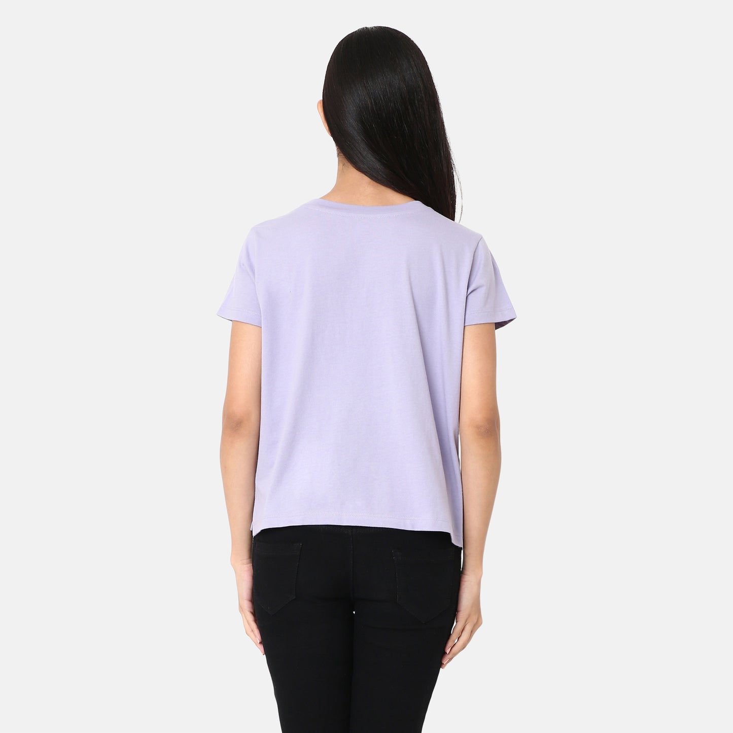 LEVI'S® WOMEN'S GRAPHIC BOXY T-SHIRT - PURPLE