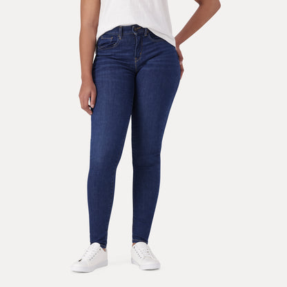 LEVI'S® CURVY HIGH-RISE SUPERSKINNY - DARK INDIGO - WORN IN