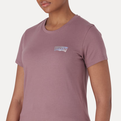 THE PERFECT TEE ZA SUNRISE BW SHINE ROSE- RED