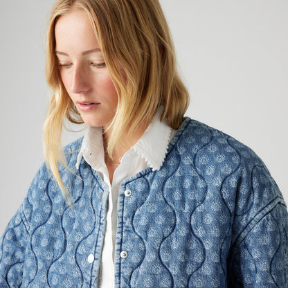 LEVI'S® WOMEN'S RUMER QUILTED LINER JACKET - BLUE