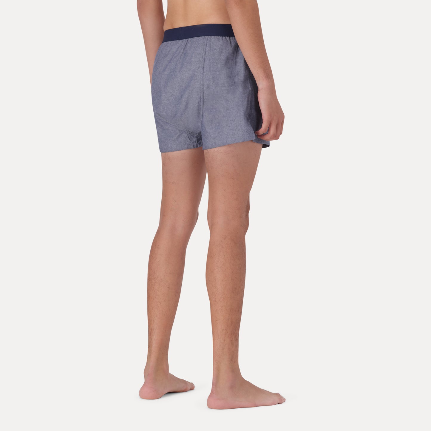 POSTER LOGO WOVEN BOXERS - BLUE