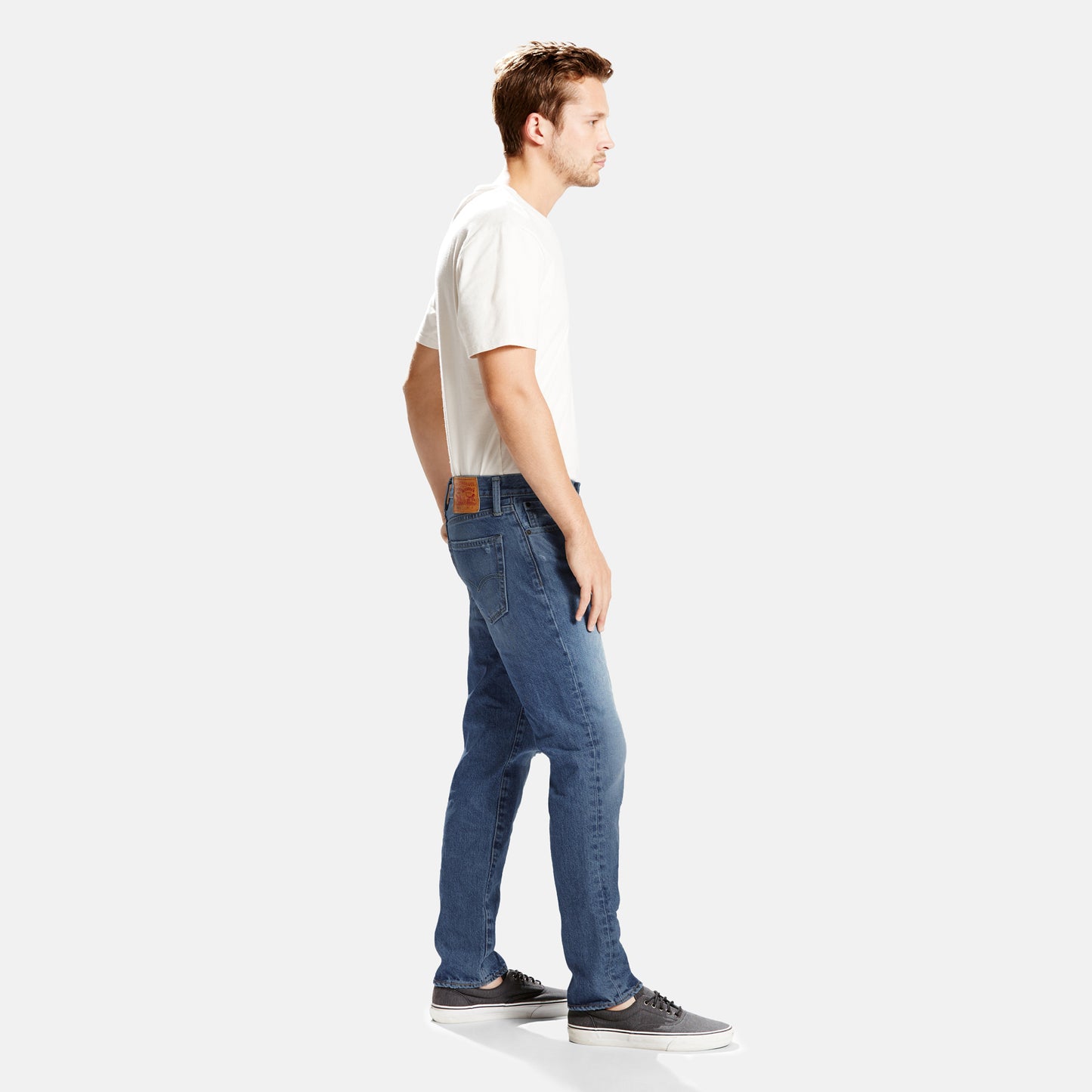 LEVI'S® MEN'S 511™ SLIM JEANS - MED INDIGO - WORN IN