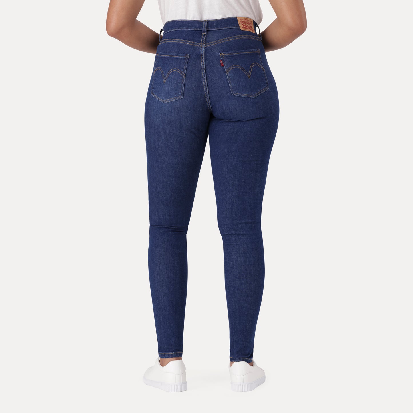 LEVI'S® CURVY HIGH-RISE SUPERSKINNY - DARK INDIGO - WORN IN