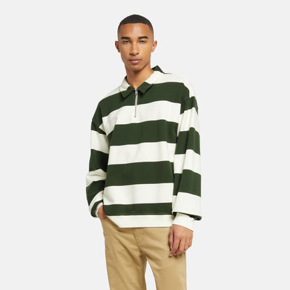 LEVI'S® MEN'S QUARTER ZIP COLLAR CREW - GREEN