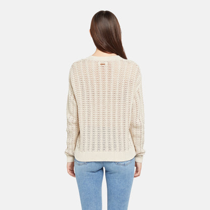 LEVI'S® WOMEN'S SUNRISE CROCHET SWEATER - NEUTRAL