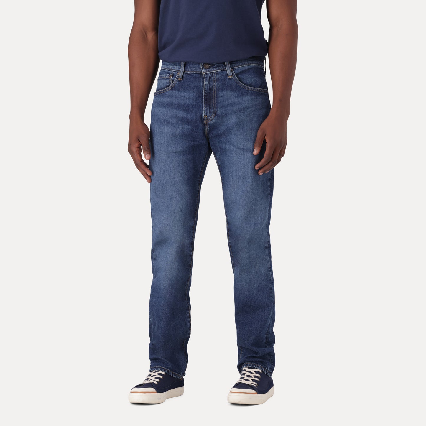 LEVI'S® MEN'S 505™ REGULAR JEANS - DARK INDIGO - WORN IN