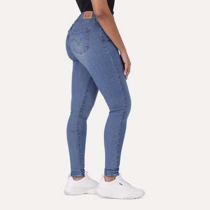 LEVI'S® CURVY HIGH-RISE SUPERSKINNY - MED INDIGO - WORN IN