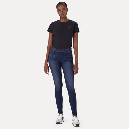 LEVI'S® WOMEN'S 710 SUPER SKINNY  - MED INDIGO - WORN IN