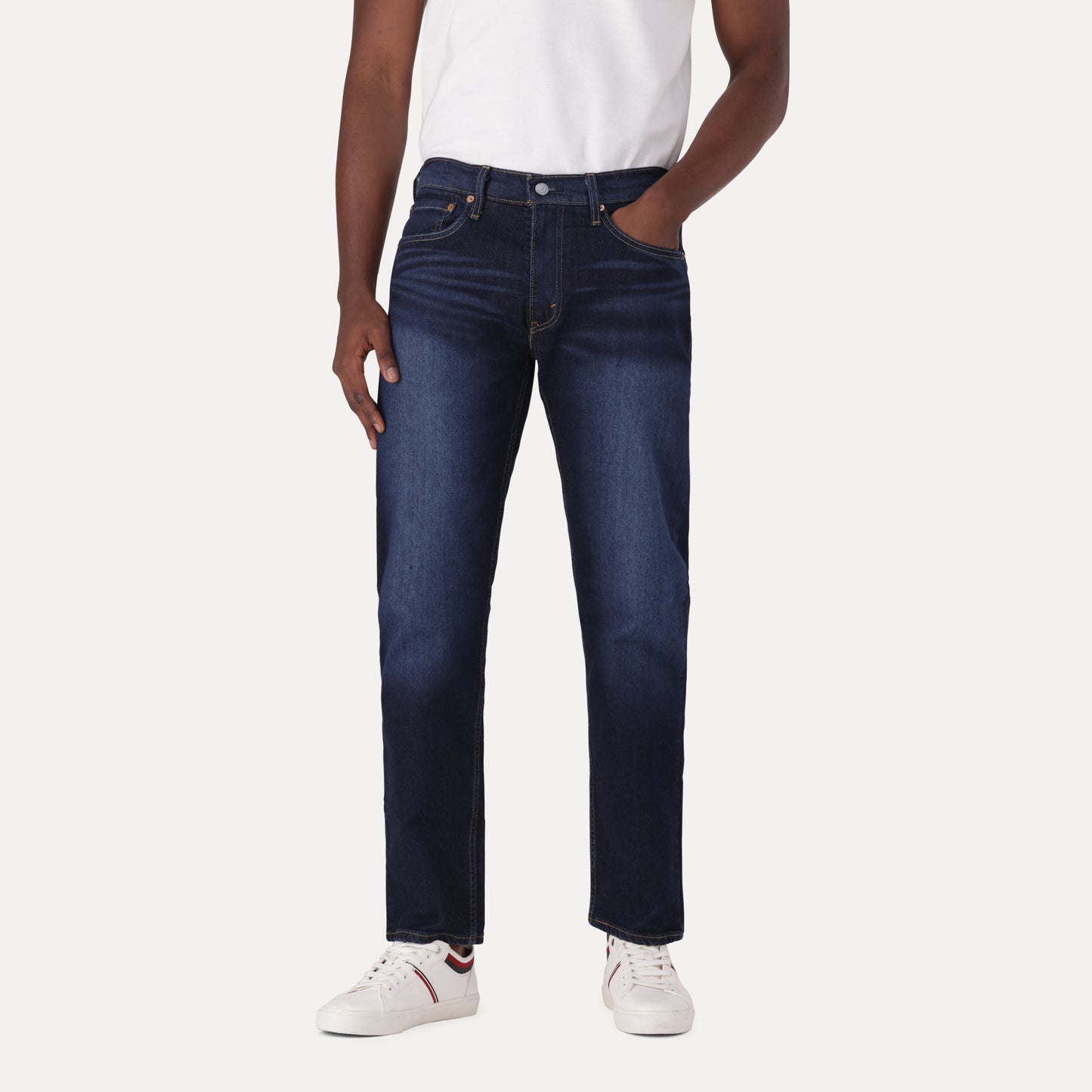 LEVI'S® MEN'S 502™ TAPER JEANS - DARK INDIGO - WORN IN