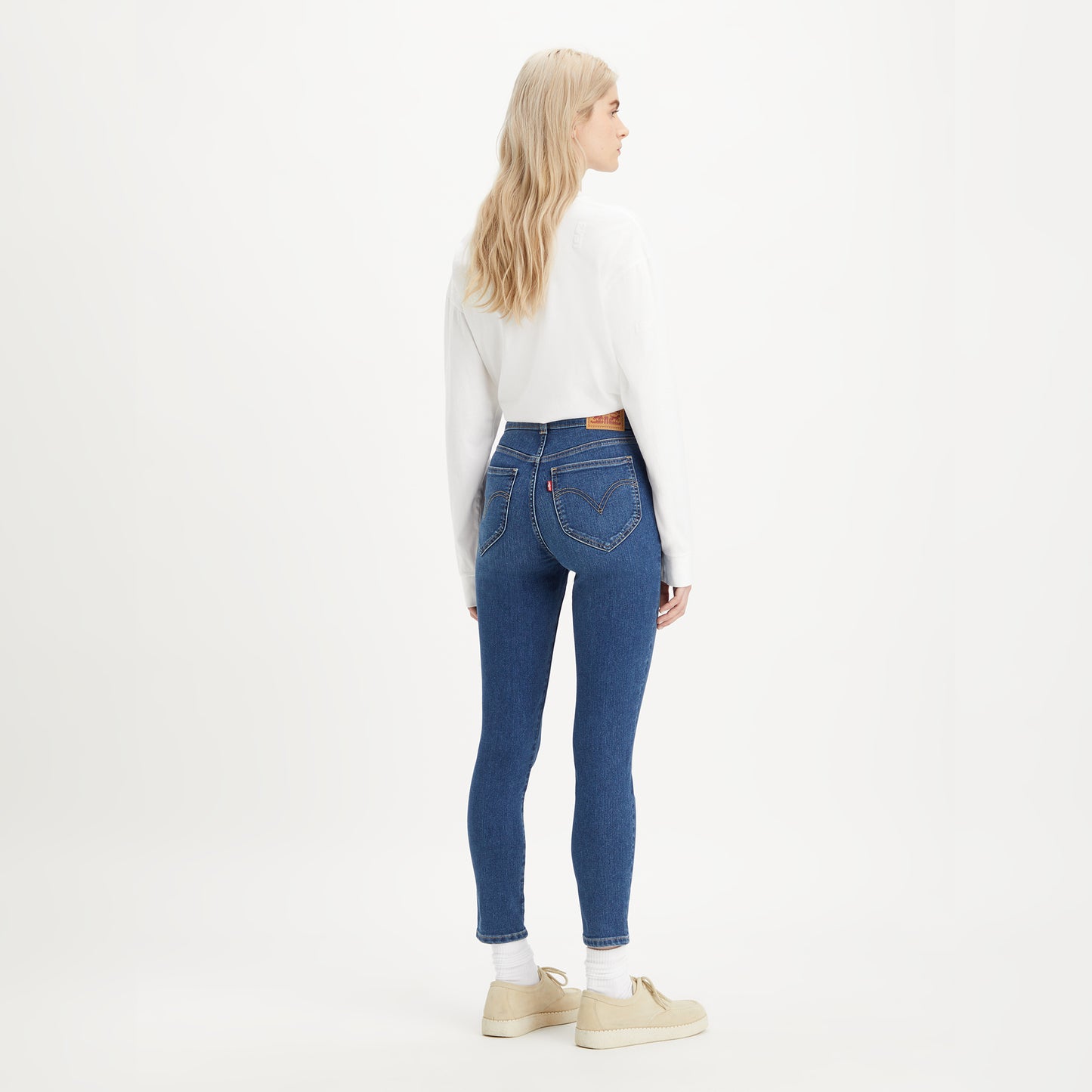 LEVI’S® WOMEN'S RETRO HIGH SKINNY - DARK INDIGO - WORN IN