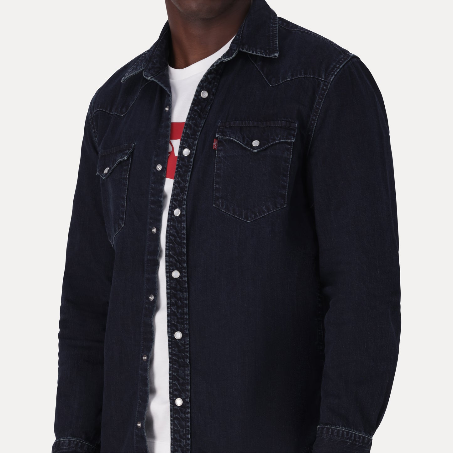 LEVI'S® MEN'S CLASSIC STANDARD FIT WESTERN SHIRT - BLUE