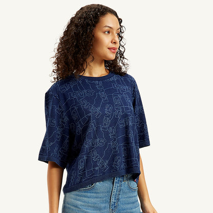 LEVI'S® WOMEN'S SAMY TEE  - BLUE