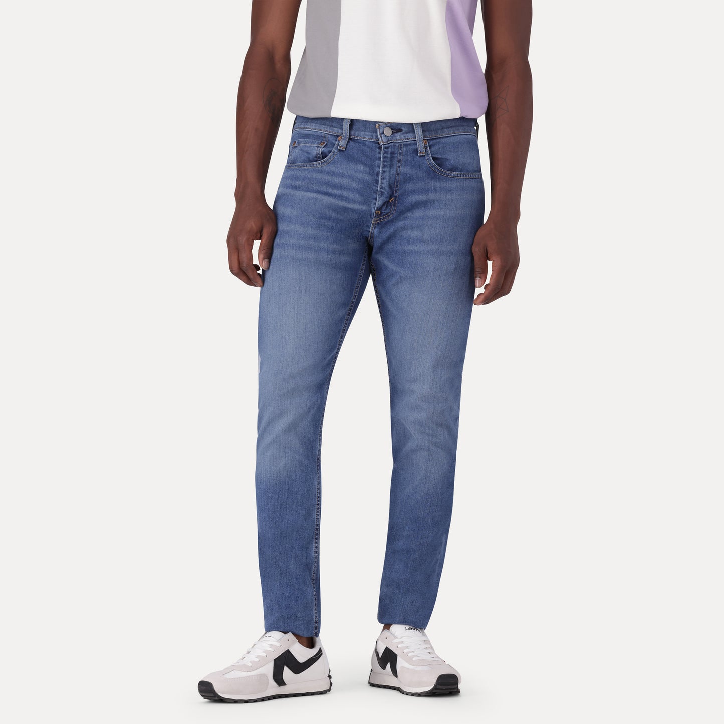 LEVI’S® MEN'S SKINNY TAPER  - MED INDIGO - FLAT FINISH