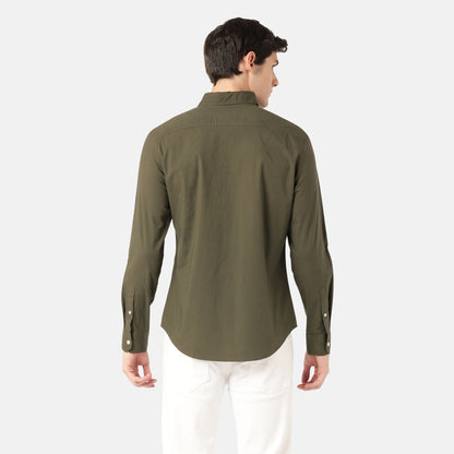 LEVI'S® MEN'S BATTERY HOUSEMARK SLIM FIT SHIRT - GREEN