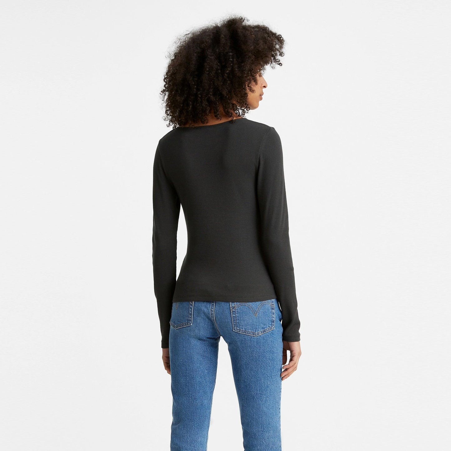 HONEY LONG-SLEEVE SHIRT - BLACK