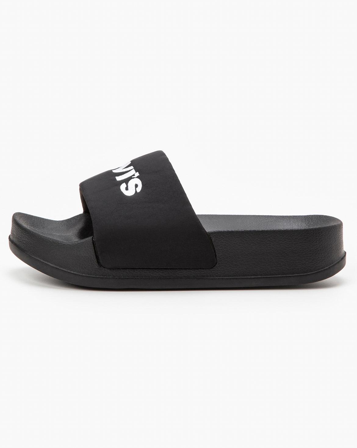 JUNE BOLD SLIDES - BLACK