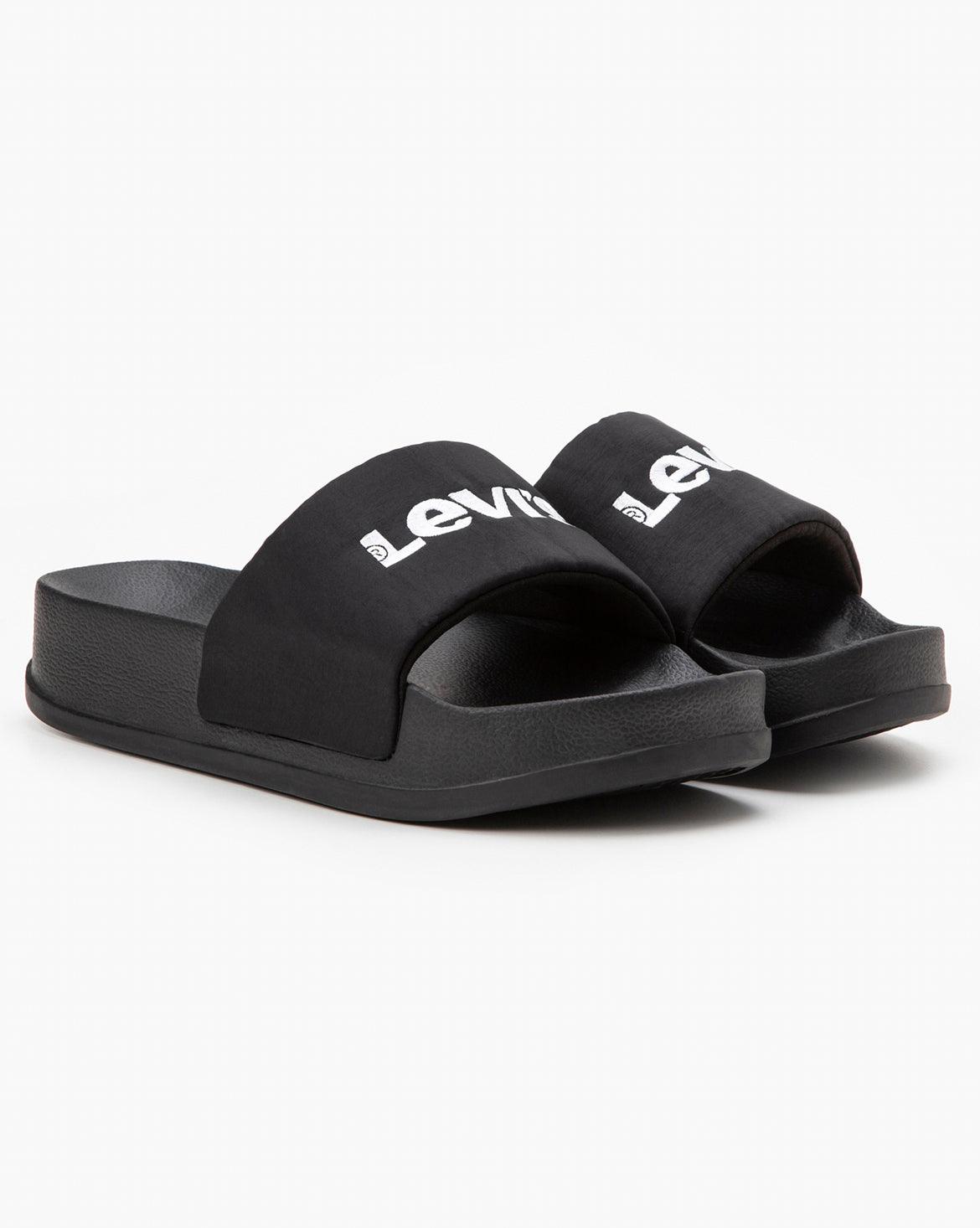 JUNE BOLD SLIDES - BLACK