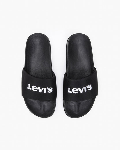 JUNE BOLD SLIDES - BLACK