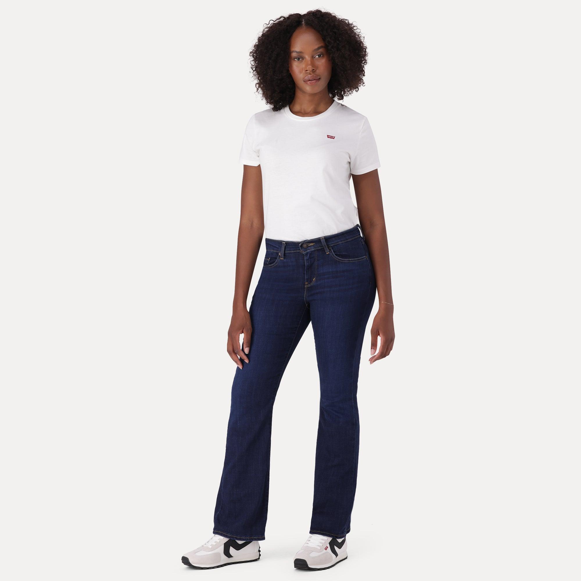 Levi s Curvy Flare Jeans Dark Indigo Worn In Levi South Africa