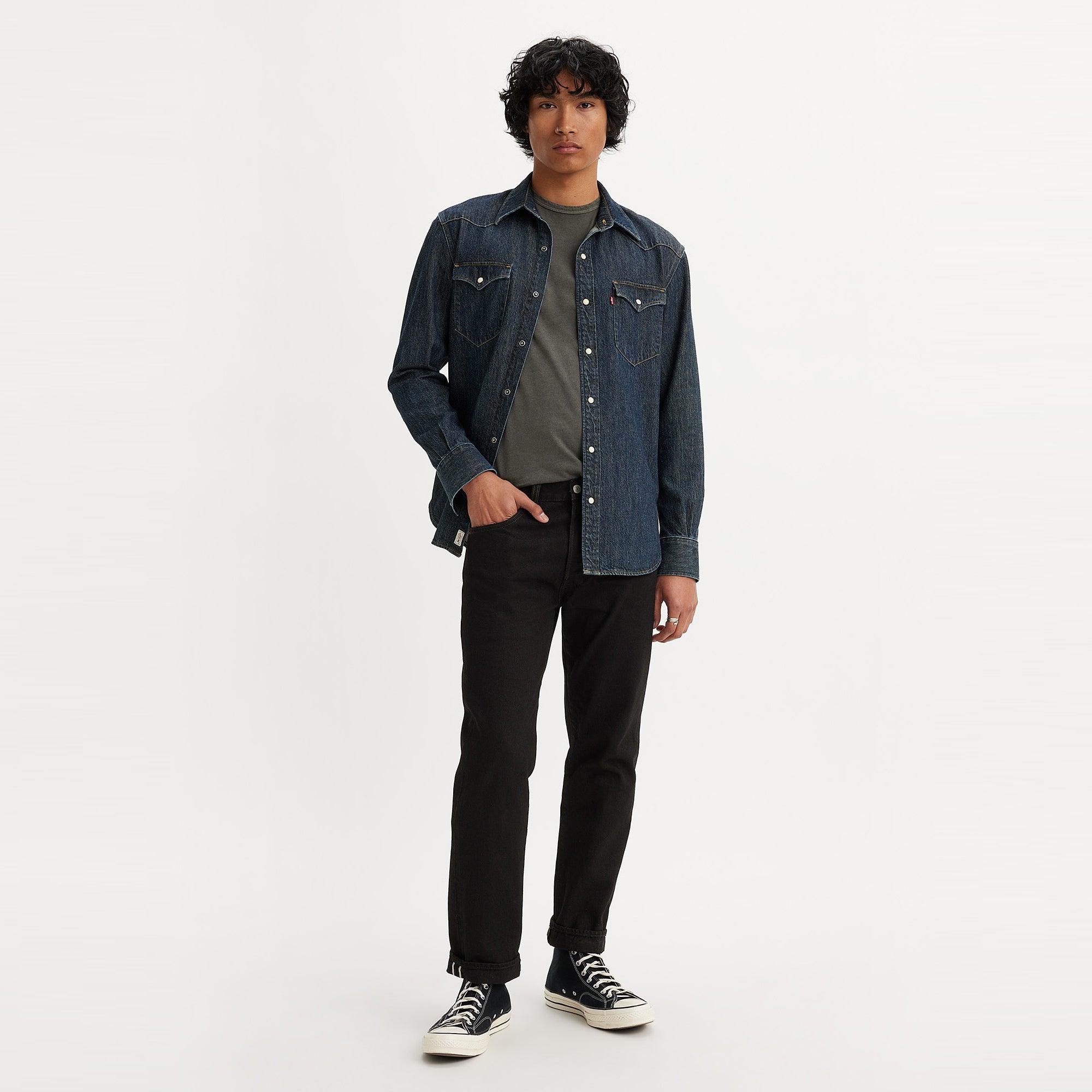 Levi's 501 original selvedge jeans hotsell