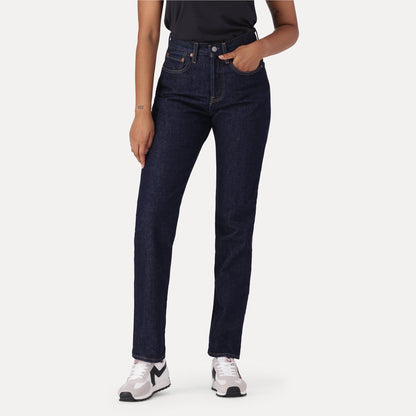 LEVI'S® WOMEN'S 501® ORIGINAL JEANS - DARK INDIGO - FLAT FINISH