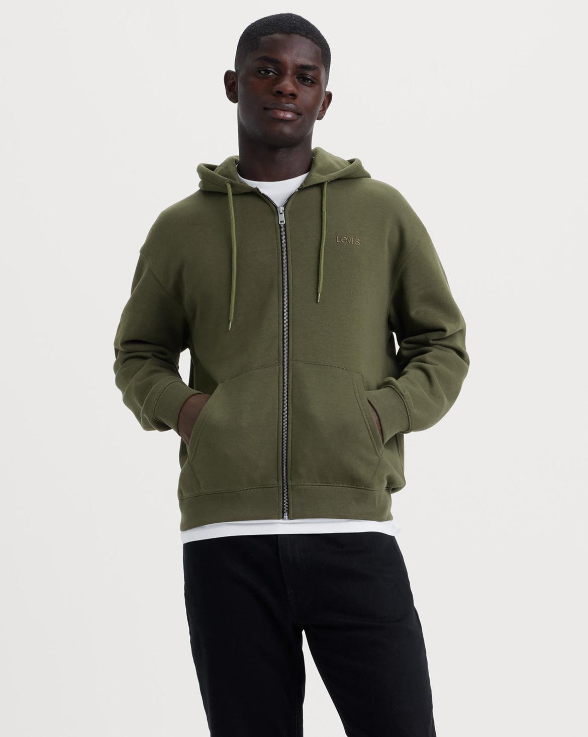 Buy SWEATS ZIP-UP HOODIE - GREEN Online | Levi South Africa – Levi's SA